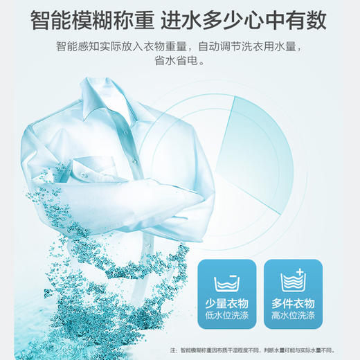 海尔洗衣机全自动波轮家用10公斤洗脱一体防缠绕智能称重羊毛洗京品洗衣机海尔统帅出品 统帅TQB100-Z992 商品图6