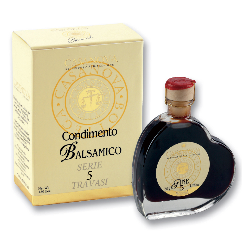 咔萨瓦摩德纳葡萄香醋(心形)(酿造食醋)50ml Balsamico Condiment 5 Years Old (Heart-Shape)