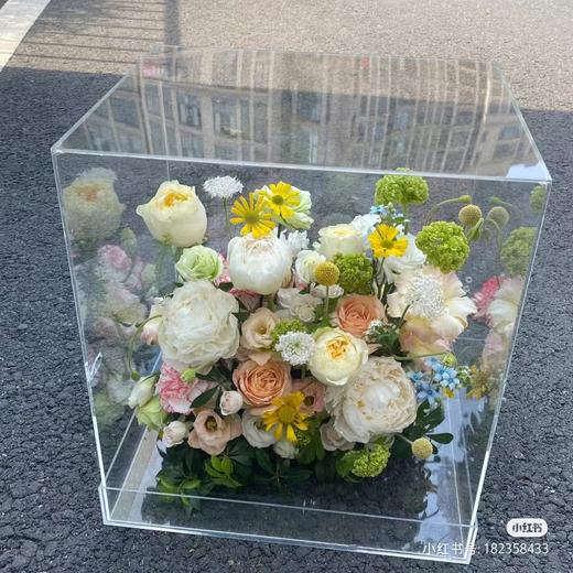 亚克力正方盒--手提长方盒-帆船摆件 商品图4