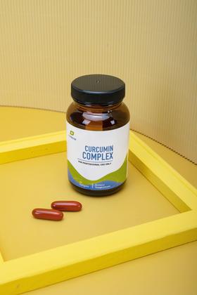 【65倍吸收率三合一缓释专利姜黄】 Curcumin Complex 60粒 单粒1g  Evail®️缓释技术 65倍高吸收率专利姜黄素配方 肠道修复提升免疫 Purecise®️