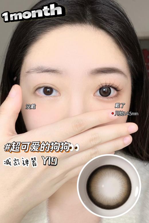 月抛lillilly 美瞳 麻薯团 直径14.5mm着色14.0mm 商品图5