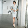 IWY/浅蓝色西装外套女夏季空姐职业套装女短袖气质前台接待工作服 CS1540 商品缩略图0