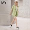 IWY/短袖西装短裤套装牛油果绿色时尚气质正装女夏季高级感工作服C12221+P52106 商品缩略图2