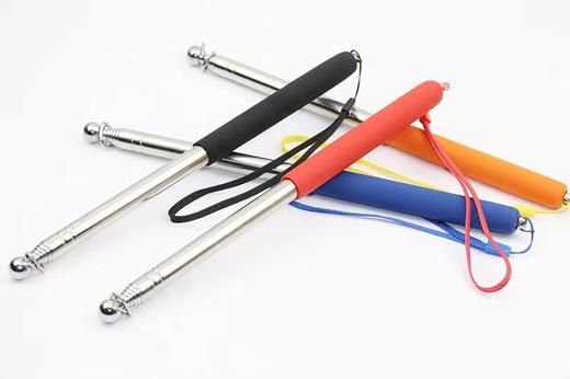 棍子可伸缩1.6米旗杆不锈钢户外导游旗杆教师讲课教杆教鞭教练指挥棒1把 商品图5