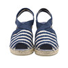 西班牙原产手工制作时尚轻便超舒适女款草编鞋 302LP-深蓝色米色条纹 商品缩略图2