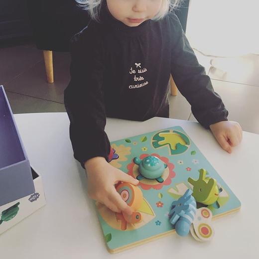 DJECO低龄大块木质拼图(TG-YY) 商品图9