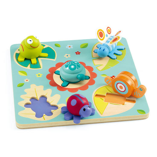 DJECO低龄大块木质拼图(TG-YY) 商品图8