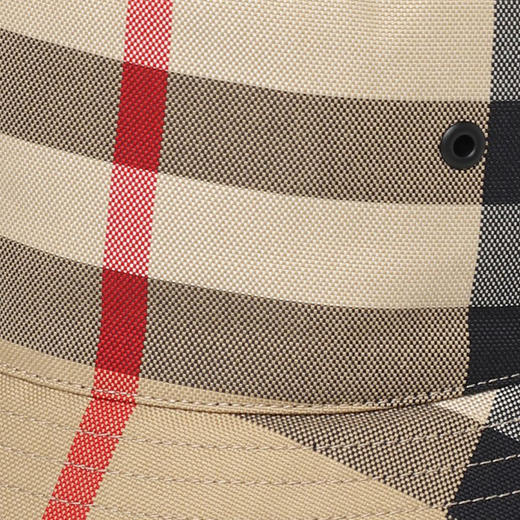 BURBERRY 巴宝莉 女士经典大格子格纹棉质渔夫帽 8050065 A7026 商品图3