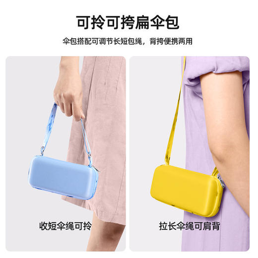 【口袋六折伞】新款小巧迷你卡包遮阳伞 折叠晴雨伞少女单肩包太阳伞 商品图2