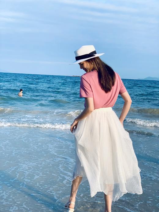 【百图lulu定制】【彩云半身裙】闪光皱 三层 轻薄网纱 不规则裙摆 半身裙 商品图10