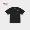 VANS男女情侣短袖T恤夏季OVERSIZE彩色图案黑色VN0A5HANBLK 商品缩略图0