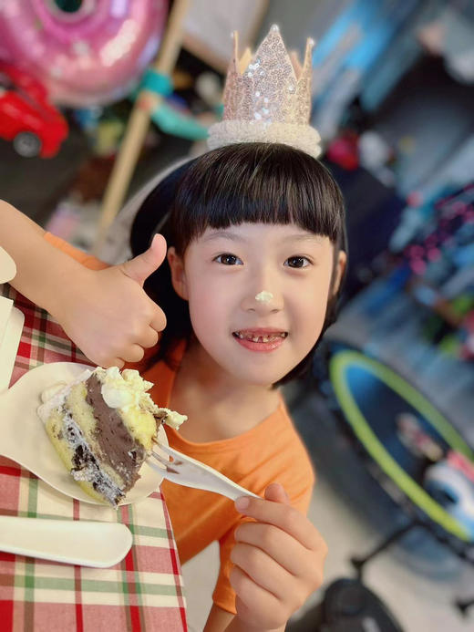 恬小姐9岁同款高层蛋糕，林娜贝尔留住美好时光，川沙妲己粉色小狐狸主题蛋糕，12厘米超高。 商品图8