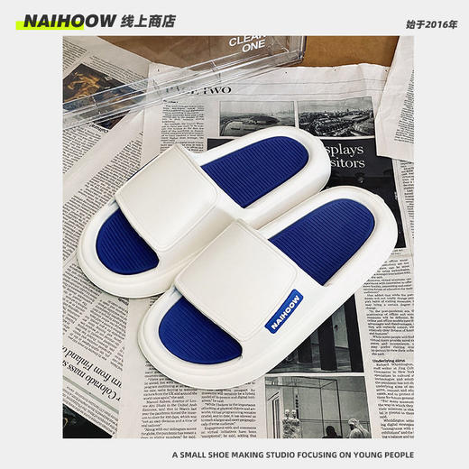 拖鞋男款夏外穿潮ins小众设计感时尚外出炸街凉拖鞋情侣一男一女 商品图9