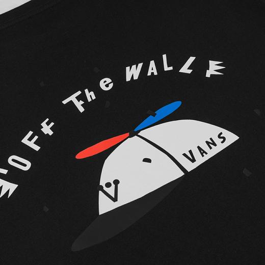 VANS黑色OVERSIZE趣味印花情侣短袖T恤艺术家联名VN0A7YG3BLK 商品图2