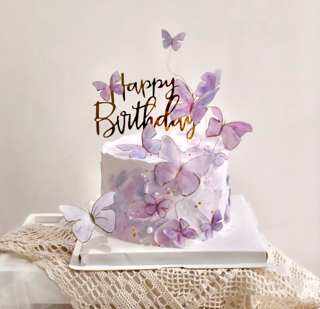 【蝴蝶之魅】鲜果奶油蛋糕