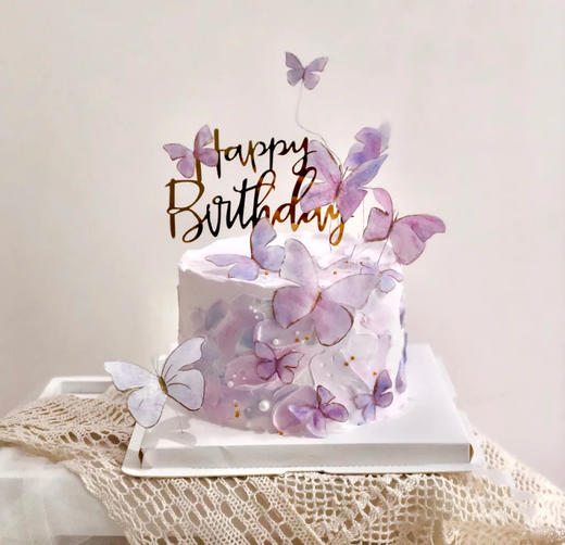 【蝴蝶之魅】鲜果奶油蛋糕 商品图0