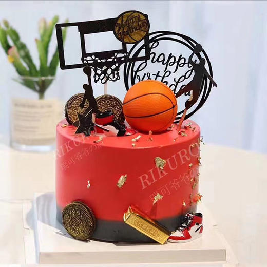 【篮球主题】鲜果奶油定制蛋糕 商品图0