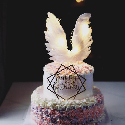 【天使之翼D】羽翼鲜果奶油蛋糕 商品图0