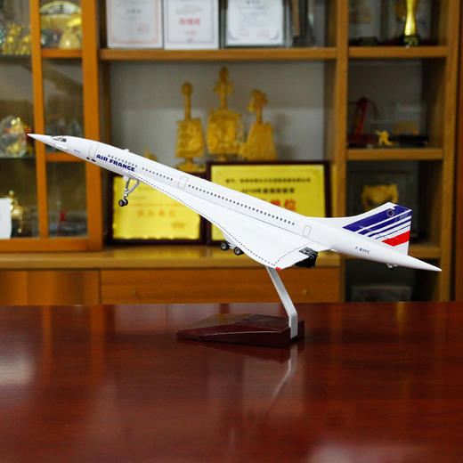 特尔博1:125协和式飞机模型法航协和号客机模型仿真成品摆件 商品图3
