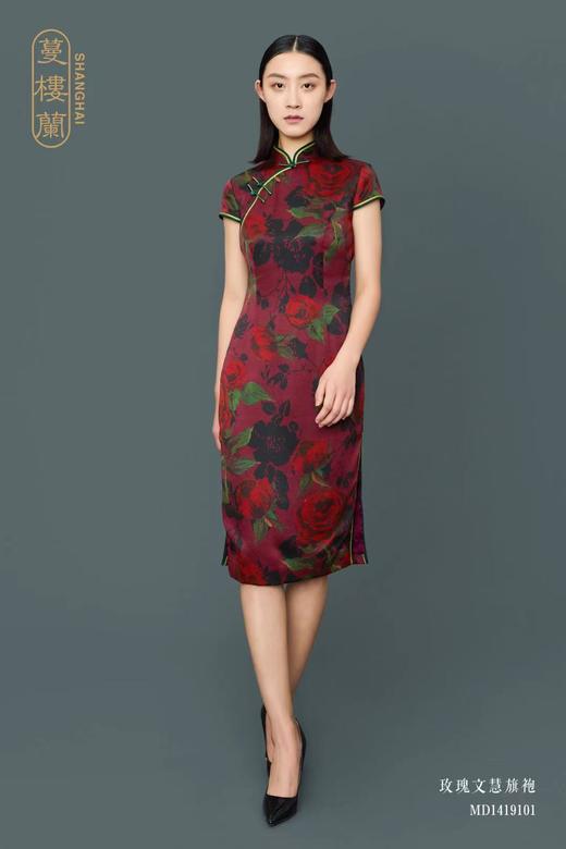 蔓楼兰/LOMELL 玫瑰文慧旗袍 商品图0