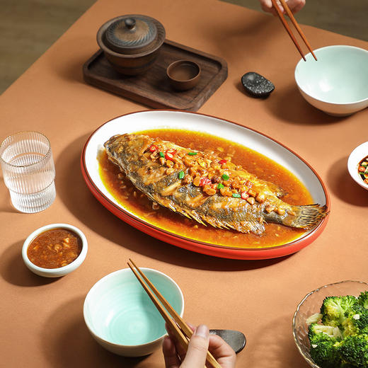 热销NO.1〡同庆楼招牌净膛臭鳜鱼500g+秘制酱料220g(新老包装随机发） 商品图1