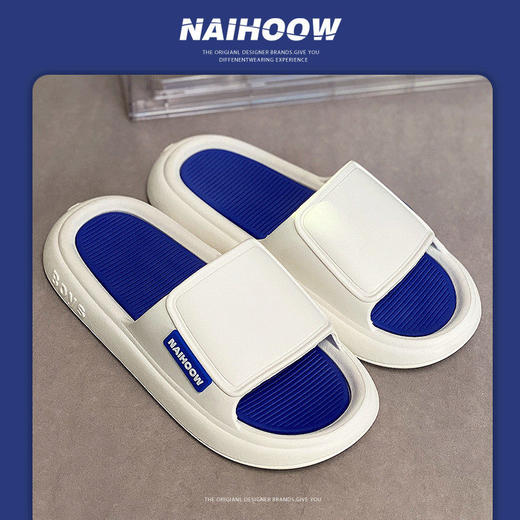 拖鞋男款夏外穿潮ins小众设计感时尚外出炸街凉拖鞋情侣一男一女 商品图1