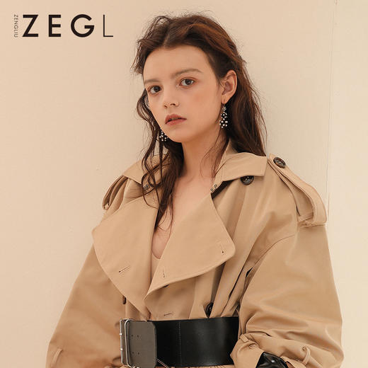 ZEGL巴洛克复古风耳环女2022年新款潮夸张耳钉耳饰长款欧美风耳坠 商品图5