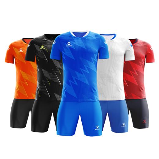 卡尔美足球服套装男 成人比赛训练短袖运动队服球衣定制 商品图2