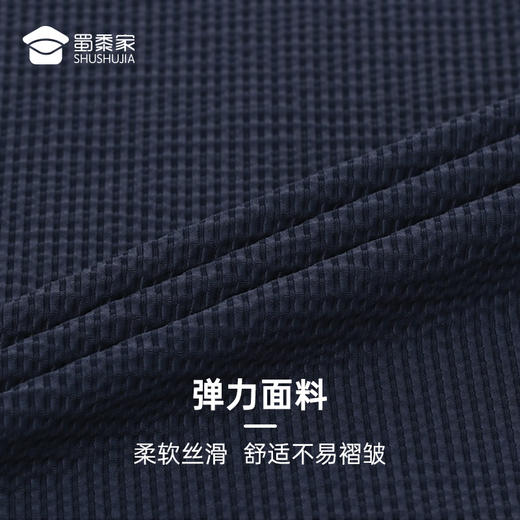 (气泡冰凉透气polo衫/清仓) 夏季纯色翻领T恤短袖 吸湿打底上衣 商品图2