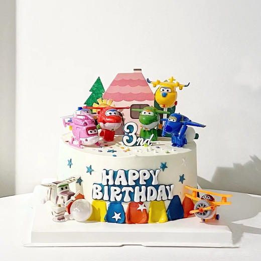 生日蛋糕 超级飞侠生日会 商品图0
