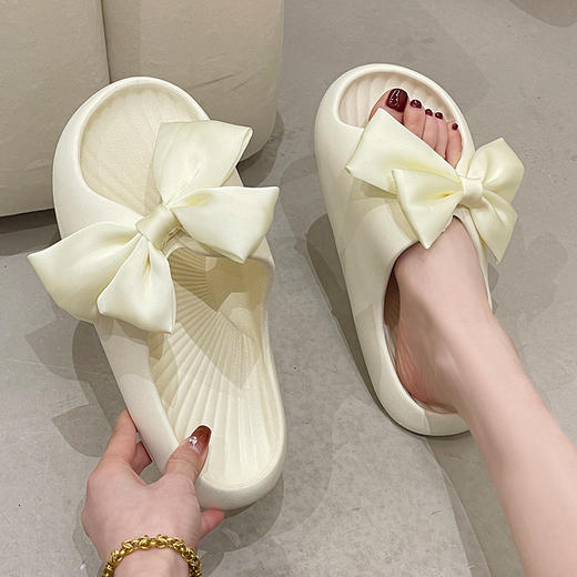 【防撞防滑甜美十足】始源蝴蝶装饰仙女风凉拖--7227 商品图1