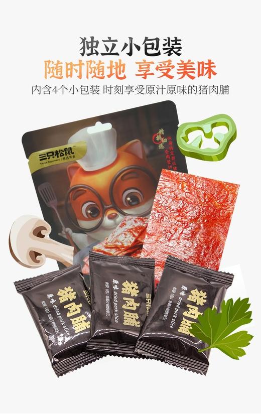 三只松鼠熟食肉类网红零食靖江特色风味肉干猪肉脯60g 商品图0