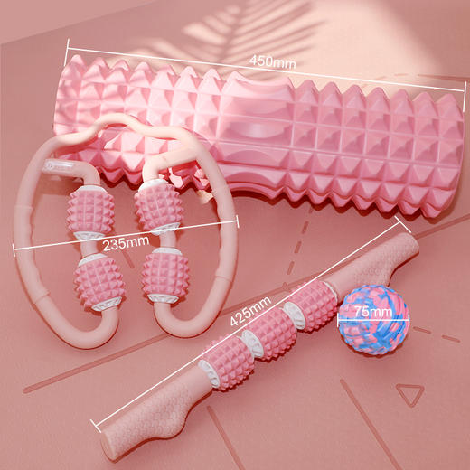 75派泡沫轴肌肉放松器瘦腿滚轴棒瑜伽柱瘦小腿狼牙棒琅琊按摩器材 商品图4