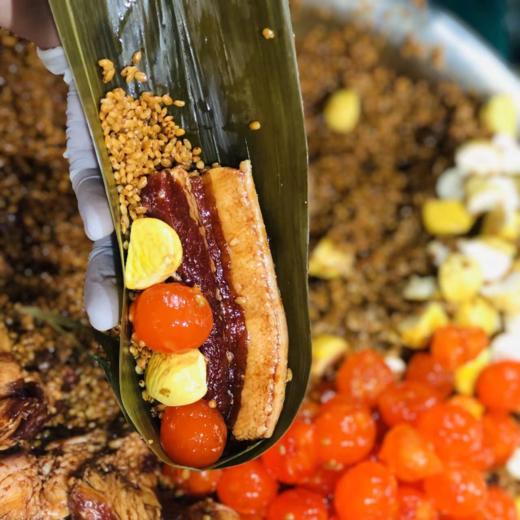 纯手工招牌枕头大肉粽 | 板栗五花/板栗瘦肉/剁椒排骨/杂粮腊肉/剁椒五花粽子/蛋黄五花黄米/蛋黄五花绿豆粽子（无礼盒）[福利品] 商品图0