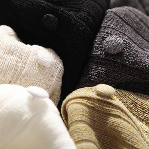 【JANNAH】超透气 天丝亚麻Polo针织衫 套头针织衫 商品图8