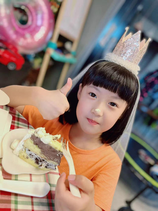 恬小姐9岁同款高层蛋糕，林娜贝尔留住美好时光，川沙妲己粉色小狐狸主题蛋糕，12厘米超高。 商品图9