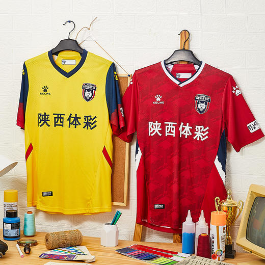 KELME卡尔美足球服 21赛季中甲足球俱乐部长安竞技球员版比赛服 商品图3