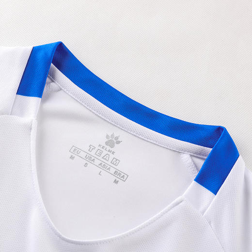 卡尔美新款短袖圆领足球服套装 男比赛训练组队印制印号球衣 商品图4