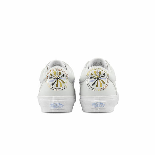 VANS Old Skool小白鞋花朵印花男鞋女鞋板鞋运动鞋VN0A5KRFB5L 商品图3