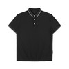墨麦客夏季薄款冰丝纯色短袖Polo衫男士黑色轻商务休闲翻领t恤男 商品缩略图4