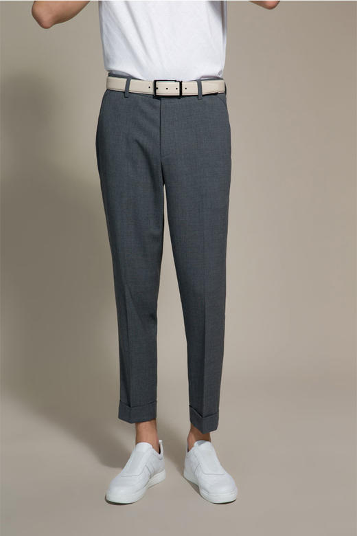 callisto纯绵羊毛休闲裤  SOCPW116GY 商品图1