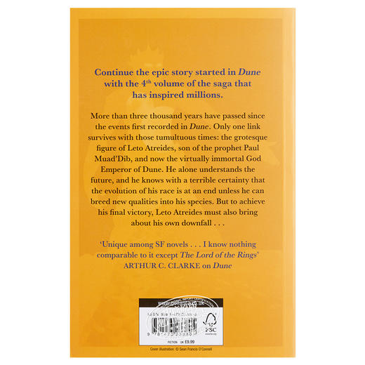 【中商原版】沙丘4 沙丘神帝 God Emperor Of Dune 英文原版 科幻小说星云奖雨果奖作品 弗兰克赫伯特 Frank Herbert 商品图1