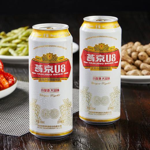 ㊙️限量福利：燕京啤酒U8小度酒 500ml*18听 商品图1
