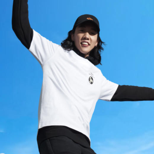 VANS白色OVERSIZE趣味印花情侣短袖T恤艺术家联名VN0A7TQVWHT 商品图1