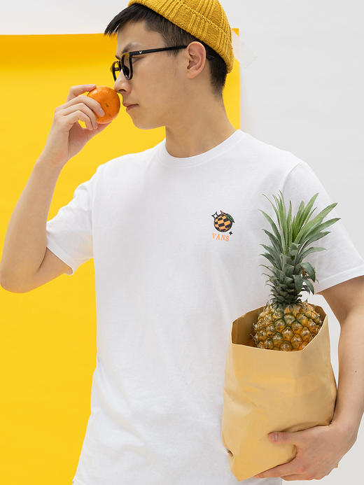 VANS女子短袖T恤夏季橘子地球仪VN0A7Q1RWHT / VN0A7Q1RYRR 商品图1