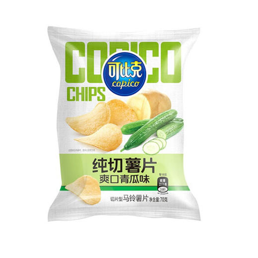 可比克纯切薯片麻辣小龙虾味70克 商品图3