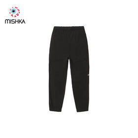 MISHKA大眼球潮牌2022春夏新品 KA爷涂鸦熊系列男士针织绣花长裤M21100818M