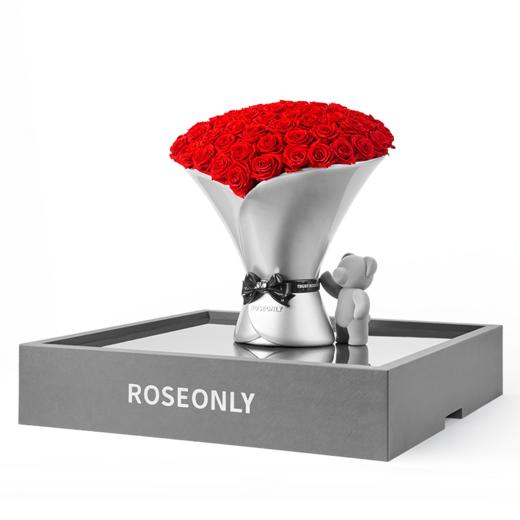 【告白神器】ROSEONLY诺誓  高端定制 永生玫瑰 玫瑰系列-稳稳 永生花手捧礼物 商品图2