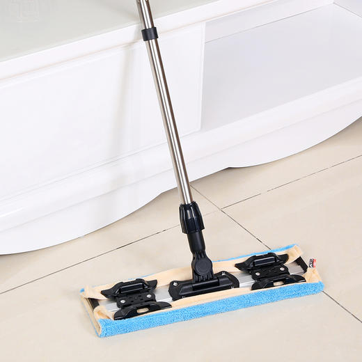 【400夹布替换装】美丽雅42*24cm亲亲经典平板拖布替换拖把布备件 颜色随机 商品图6