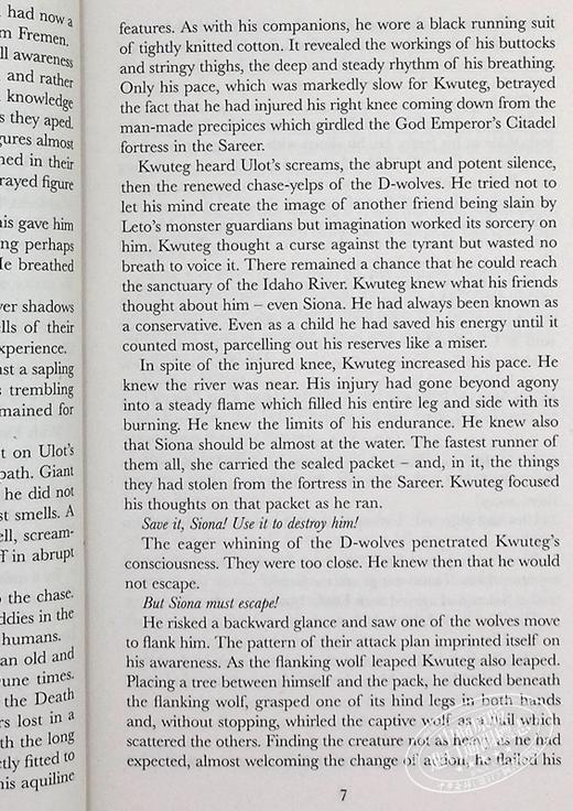 【中商原版】沙丘4 沙丘神帝 God Emperor Of Dune 英文原版 科幻小说星云奖雨果奖作品 弗兰克赫伯特 Frank Herbert 商品图6